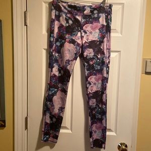 Floral workout leggings